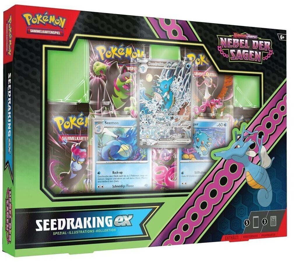 Pokemon TCG - Karmesin & Purpur 6.5: Nebel der Sagen Spezial-Illustrations-Kollektion-Seedraking EX DE