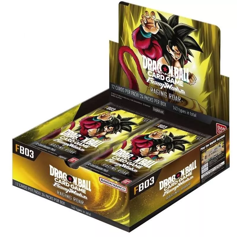 Dragon Ball TCG - Fusion World - Raging Roar FB03 Booster Display EN