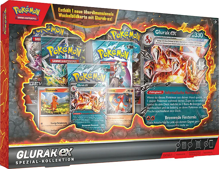 Pokemon TCG - Karmesin & Purpur: Glurak-ex Spezial-Kollektion DE Pokemon TCG - Karmesin & Purpur: Glurak-ex Spezial-Kollektion DE