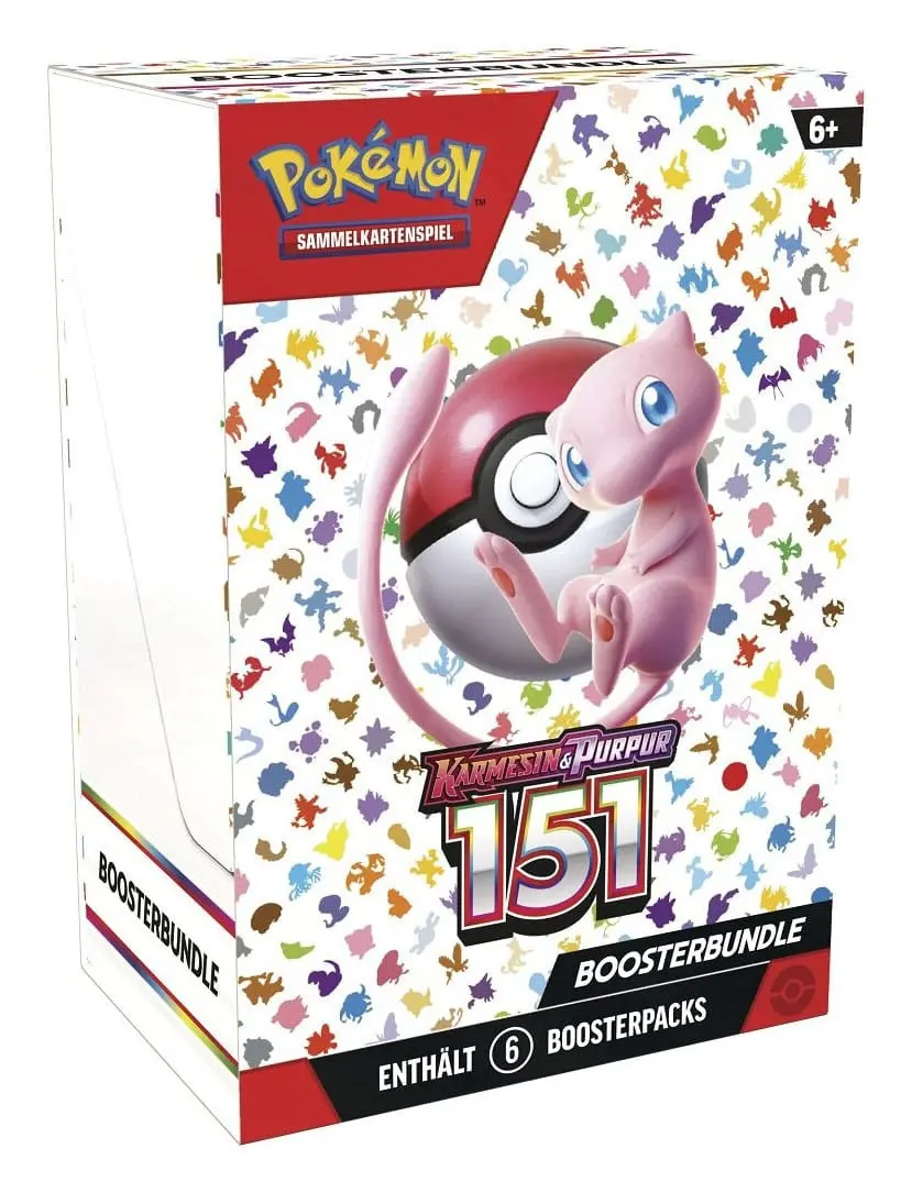 Pokemon TCG - Karmesin & Purpur: 151 Boosterbundle DE Pokemon TCG - Karmesin & Purpur: 151 Boosterbundle DE